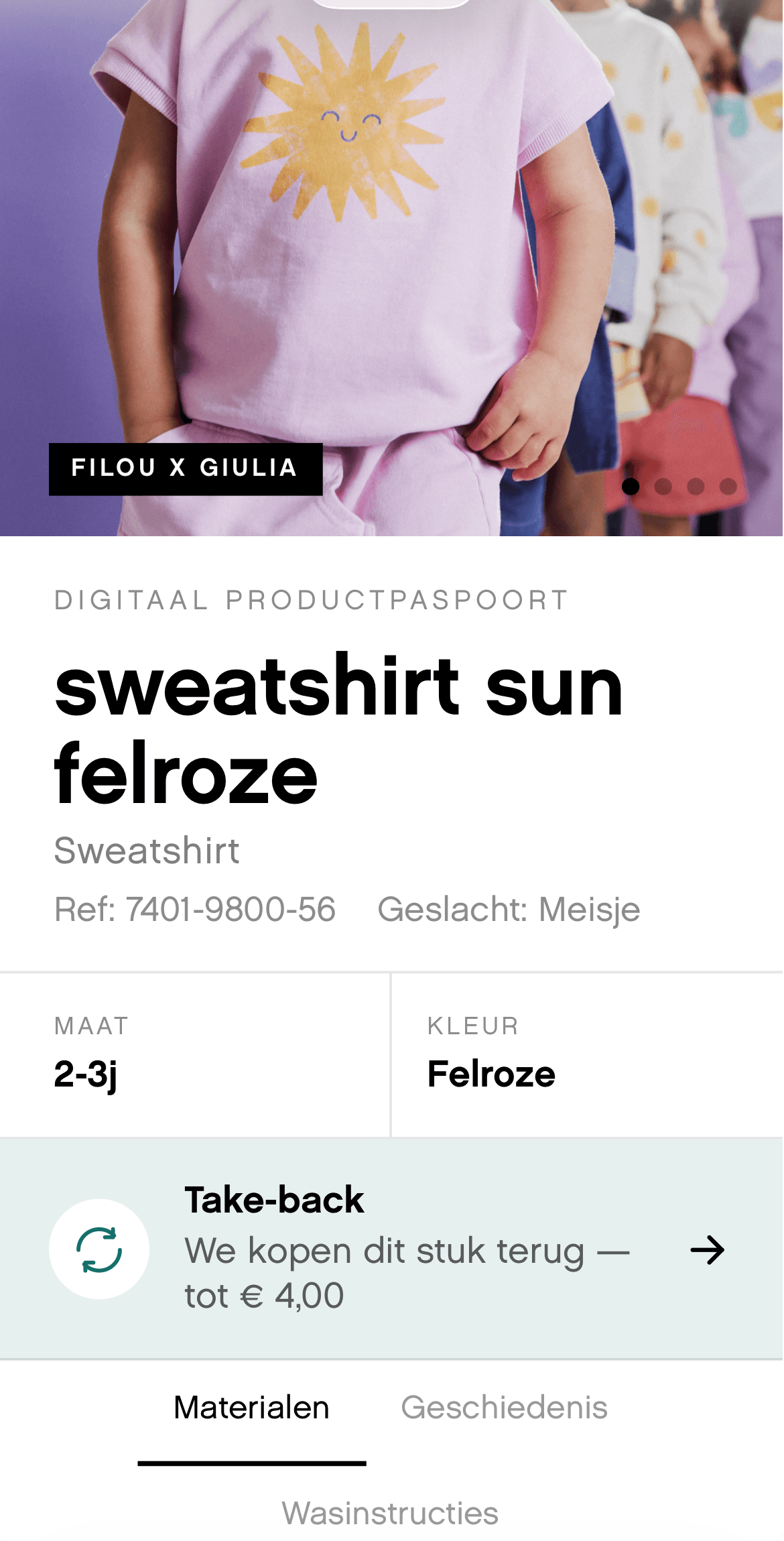 Filou & Friends digital product passport