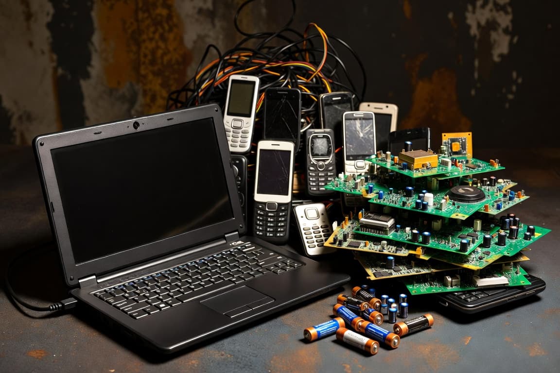 Laptop, phones and circuit boards for repair and recycling